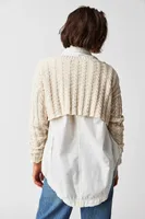 Tuesday Cable Crop Sweater