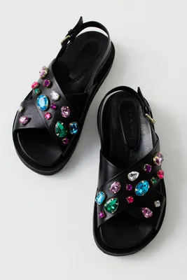 Rock Candy Embellished Sandals