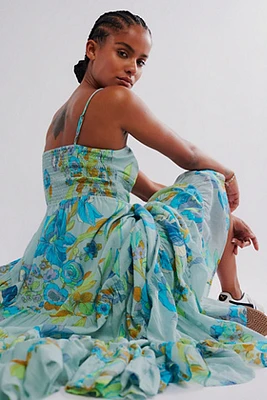 Sundrenched Printed Maxi Dress