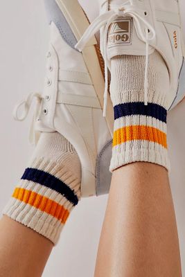 Retro Shortie Crew Socks by American Trench at Free People, / One