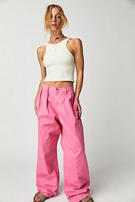 Denimist Blair Double-Pleated Pants