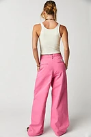 Denimist Blair Double-Pleated Pants