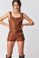 Understated Leather Midnight City Romper
