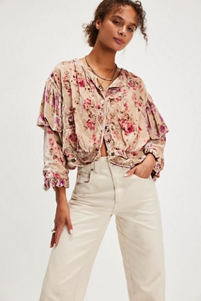 Magnolia Pearl Silk Velvet Top