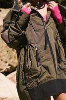 Peace Out Backpack Parachute Parka