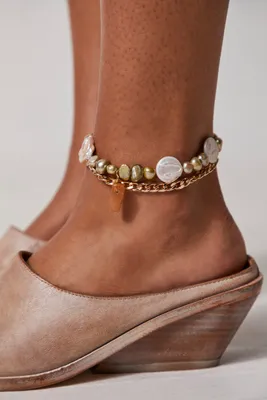Pink Moon Anklet