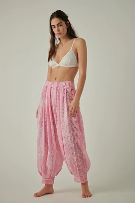 Sweet Tea Eyelet Washed Lounge Pants