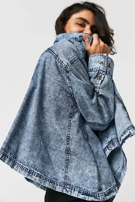 We The Free Back To You Denim Top