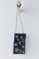 Mary Frances Beaded Crossbody Phone Bag