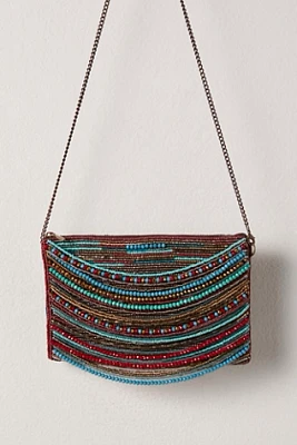 Mary Frances Beaded Crossbody Phone Bag