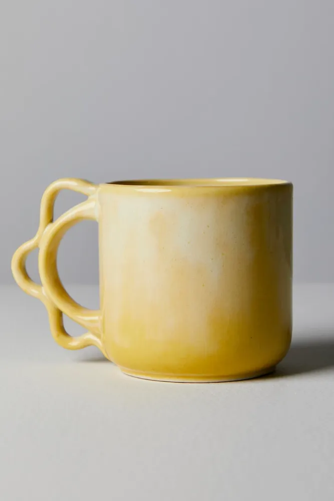 Juice Ceramics Wavy Handle Mug