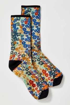 Smartwool Meadow Printed Crew Socks