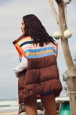 A Bubble Printed Puffer Vest