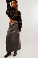 Easy Street Stripe Crop Pullover