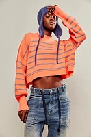 Easy Street Stripe Crop Pullover