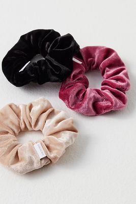 FP X Smunchys Velvet Zipper Pocket Scrunchie by at Free People, One