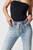 OneTeaspoon Truckers Mid-Waist Straight Jeans