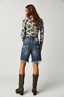 OneTeaspoon Stevie's Long Length Boyfriend Shorts