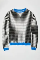 Classic Striped Oversized Crewneck