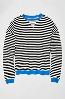 Classic Striped Oversized Crewneck