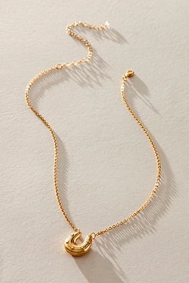 Lucy Gold Plated Pendant Necklace