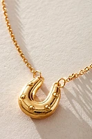 Lucy Gold Plated Pendant Necklace