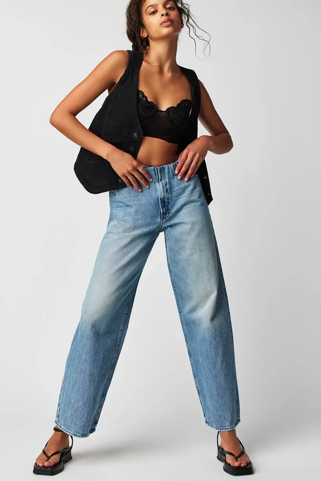 MOTHER The Patch-Pocket Roller Wide-Leg Jeans  Anthropologie Japan -  Women's Clothing, Accessories & Home