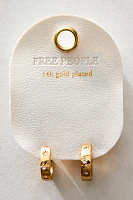 Stargazing Gold Plated Hoops