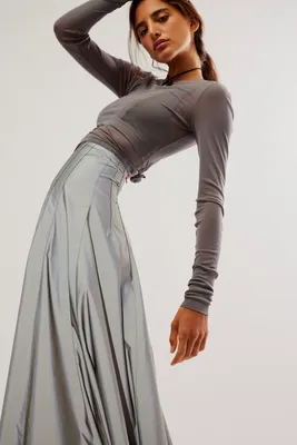 Norma Kamali Long Grace Skirt