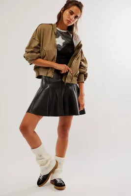 Norma Kamali Grace Mini Skirt