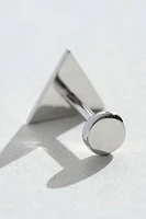 Maria Tash 7mm Faceted Triangle Threaded Stud