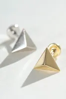 Maria Tash 7mm Faceted Triangle Threaded Stud