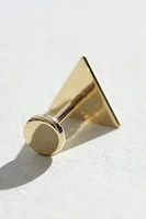 Maria Tash 7mm Faceted Triangle Threaded Stud