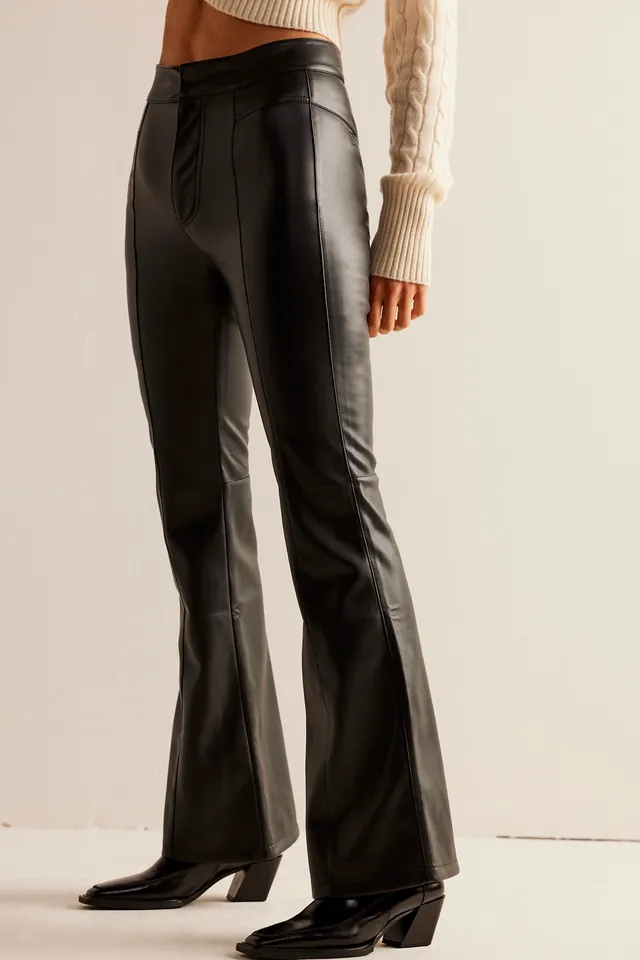 Liquid Leather Front Pocket Gaucho Pants - Trader Rick's for the artful  woman