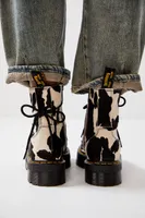 Dr. Martens Jadon Cow Print Hair On Boots