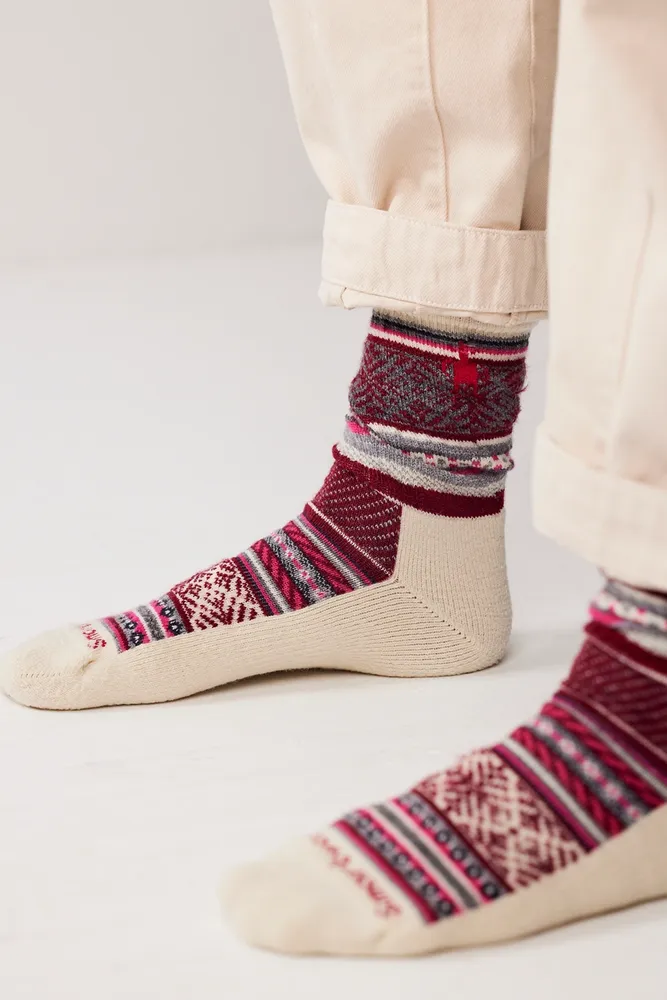 Smartwool Fair Isle Sweater Crew Socks