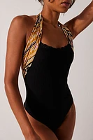 Eyes For U Halter Bodysuit
