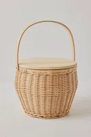 Round Picnic Cooler Basket