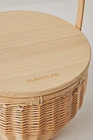 Wicker Basket Cooler