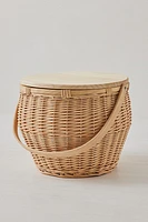 Wicker Basket Cooler