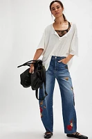 Driftwood Parker Embroidered Jeans