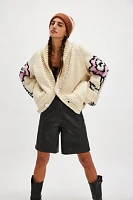 GOGO Flower Sweater Jacket