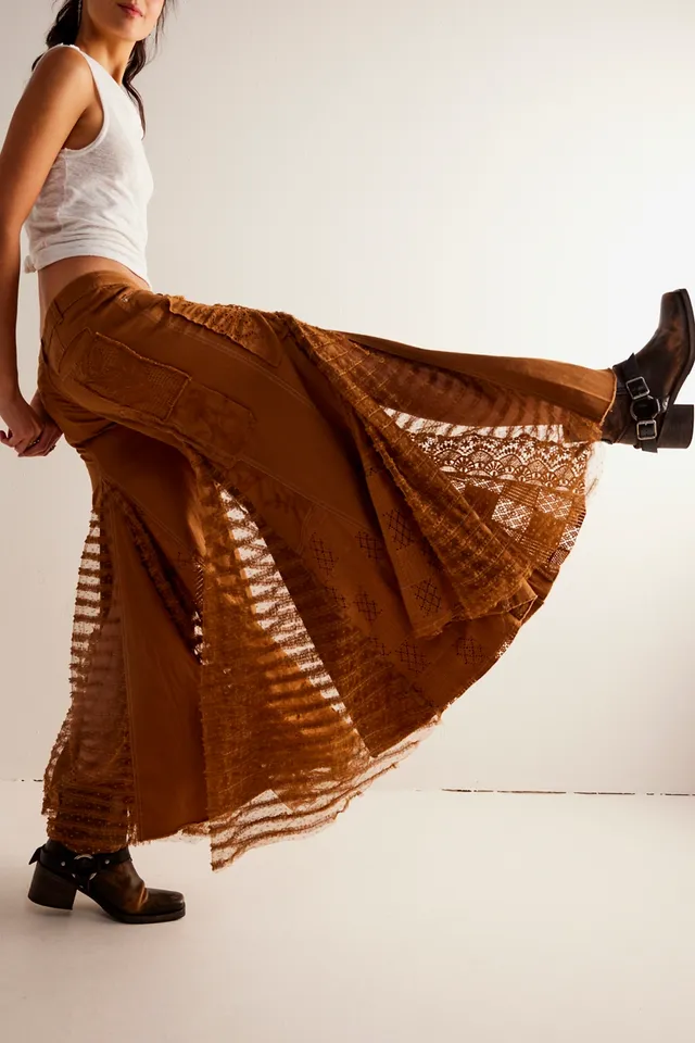 We The Free Clover Wide-Leg Solid Pants