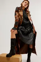 Understated Leather Revolution Coat