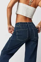 CRVY Bombshell Mid-Rise Cuffed Jeans