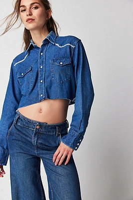 Tricia Fix Stitched Up Western Crop Top