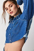 Tricia Fix Stitched Up Western Crop Top