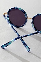 Lele Sadoughi Paros Round Sunglasses