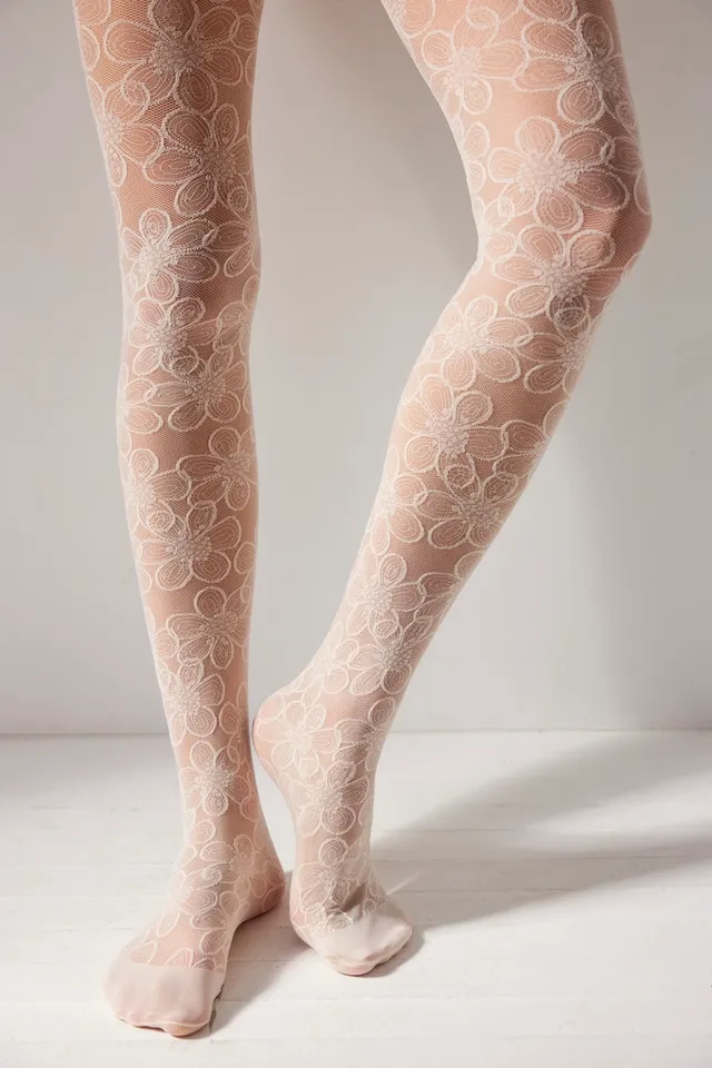 PATCHWORK LACE TIGHTS