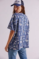 We The Free Painted Floral Tee